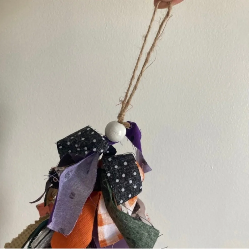 Handmade Halloween Rag Garland